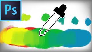 Photoshop color picker tool short cut hot key for digital artists eye dropper