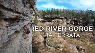 Via Ferrata - Red River Gorge, Kentucky - Southeast Mountain Guides Rock Climbing