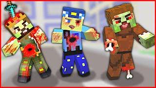 FAKİR, ZENGİN VE KEREM KOMİSER ZOMBİ KILIĞINA GİRDİ!  - Minecraft
