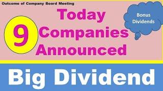 Best Dividend Announcement as on 25 08 2022|  Best Dividend Stocks in August 2022|  Dividend Stocks