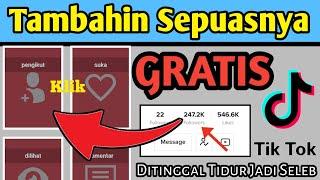 CARA MEMPERBANYAK FOLLOWERS TIKTOK TANPA APLIKASI - GRATIS PILIH SEPUASNYA TERBARU 2025!!