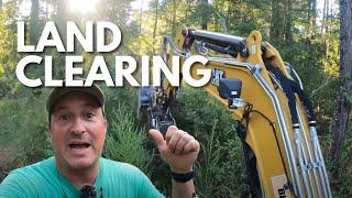 How the CAT 304 Mini Excavator Makes Land Clearing a Breeze! 