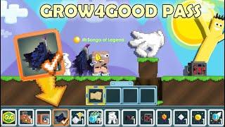 Completing ALL GROW4GOOD PASS + Getting ONE WINGED ANGEL (ALL NEW ITEMS) | Growtopia