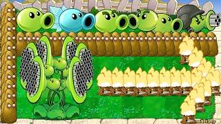 Threepeater Vs Team Gatling Pea Vs Giga Gargantuar Vs Dr Zomboss Plants Vs Zombies Battlez