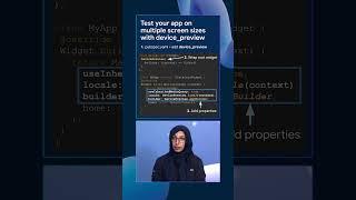 Test your Flutter app on multiple screen sizes with device_preview #Shorts