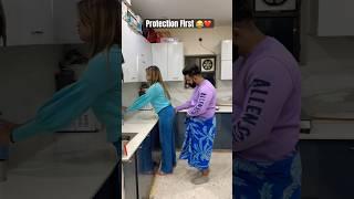 Protection First  #rajatswati #spank #viral #funny #twist #prank #rajatbornstar #youtubeshorts