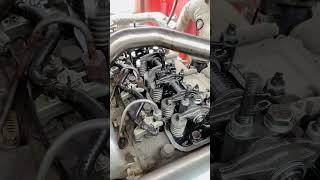 Diesel engine first start after rebuilding#dieselengine #diesel #workshop #carmechanic #mechanic