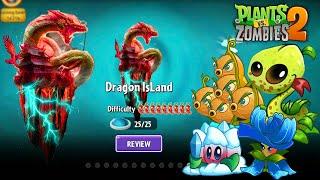 Plants vs Zombies 2 - New World Dragon Li IsLand & New Plants Citron Pod in Version 11.8.1