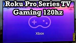 Roku Pro Series TV Gaming 120hz Fornite Halo Infinite 4K HDR QLED 55" Class Mini LED Dolby Vision