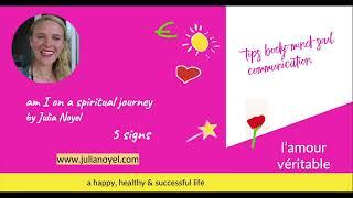 am I on a spiritual journey - 5 signs I intuitive tips by Julia Noyel