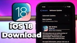 How to download iOS 18 beta (Public & Developer Beta Updates)