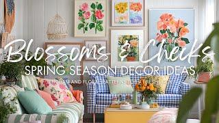 Blossoms & Checks: Fresh Perspectives for a Vintage-Inspired Spring 2025 Decor Revival