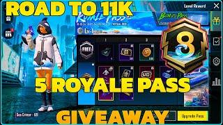 A8 Royale Pass Giveaway | RP Giveaway | Bgmi Royale Pass Giveaway | Royal pass giveaway