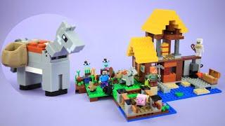 LEGO Minecraft The Farm Cottage | Set Review & Speed Build