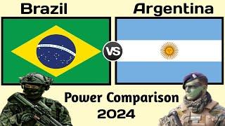 Brazil vs Argentina military power comparison 2024 | Argentina vs Brazil military power 2024