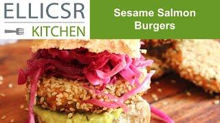 Sesame Salmon Burgers