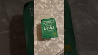 McDonald’s new LOKI Sweet N Sour Sauce #mcdonalds #loki #chickennuggets #foodie #foodislife #marvel