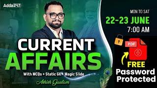 Current Affairs Today | 24 June Current Affairs 2025 | Daily Current Affairs By Ashish Gautam