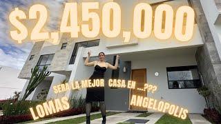 Casa en venta en lomas de angelopolis puebla amplio jardin y amenidades por $2,450,000: oportunidad