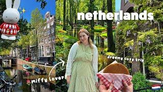 NETHERLANDS TRAVEL VLOG | tulip season, miffy tour, exploring cozy amsterdam and utrecht 