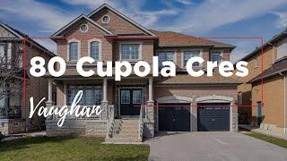 Welcome to 80 Cupola Crescent in Vaughan. Home Tour with Vilensky Realty