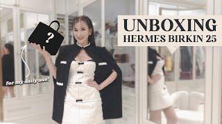 I REPLACED MY HIMALAYAN BIRKIN WITH THIS?  *HERMES BIRKIN 25 UNBOXING | JAMIE CHUA