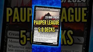 UNDEFEATED MTG Pauper League Decklists (2024-08-27) #davidroyale #pauper #paupermtg