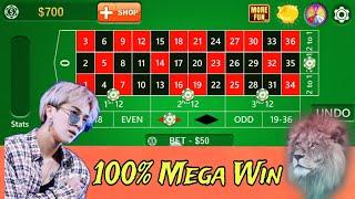 Only $50 Bets Reach Mega Success at Roulette | Roulette Strategy to Win