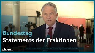 Aktuelles aus den Fraktionen des Deutschen Bundestags | 15.10.2024