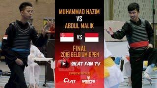 ABDUL MALIK V MUHAMMAD HAZIM | FINALS | 2019 PENCAK SILAT BELGIUM OPEN