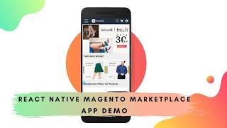 React Native Magento eCommerce Marketplace App Demo | MobiCommerce