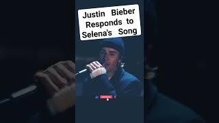 Justin Bieber Responds To Selena #justinbieber #selenagomez #shorts