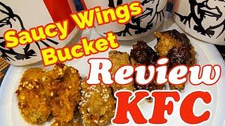 Deliciously Saucy KFC Wings Bucket Review - Sam Kitchen Studio #FoodReview