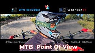 GoPro Hero 13 vs Osmo Action 5 Pro MTB Point of View 2024