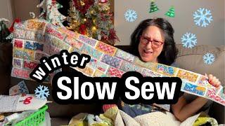 Quilt As You Go Rectangles ~ Winter Slow Sew 2024/2025