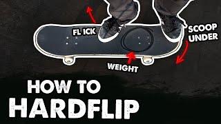 How to Hardflip - Skateboard Tricks Tutorial (Slow Motion)