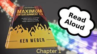 Read Aloud Maximum Entertainment Chapter 1