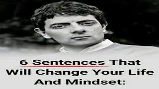 6 Sentences That Will Change Your Life And Mindset || (Motivational Video)