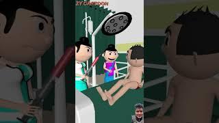 Chintu k laga injection funny #crazycartoonwaqar #crazy_cartoon #crazy #comedy #chintu #injection