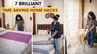 7 Brilliant Time Saving Home Hacks | Tips for Easy and Quick Homemaking