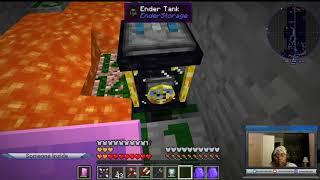 Someone Quickstrates Mekanism Electric pump and Ender Storage Ender tank