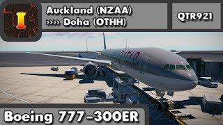 [XP11] [777] [ULH] | Auckland (NZAA)  Doha (OTHH) | QTR921