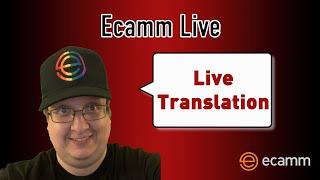 Livestream - Live Translation German to English with Close Captioning