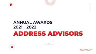 Address Advisors Annual Awards 2021 - 2022