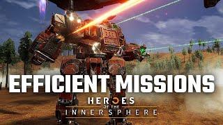 Efficient Missions - Mechwarrior 5: Mercenaries DLC Heroes of the Inner Sphere Playthrough 22