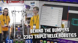 Behind the Bumpers | 2363 Triple Helix Robotics | Charged Up Robot