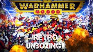 Warhammer 40k 2nd edition boxed set unboxing! Retro awesome sauce