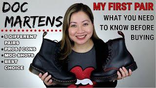 DR. MARTENS BOOTS | MY 1ST PAIR | WATCH THIS BEFORE BUYING YOUR FIRST PAIR | 5 STYLES - BEST CHOICE