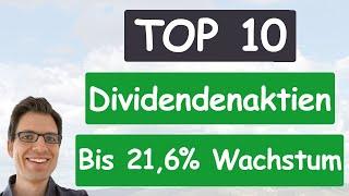 Die 10 besten Dividendenaktien USA (hohes & stabiles Dividendenwachstum) - jetzt günstig kaufen?