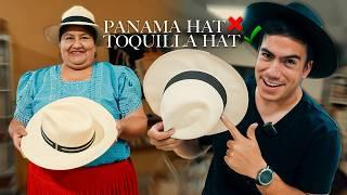 It's not a Panama Hat, it's a Toquilla Straw Hat | El Champ